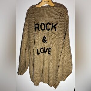 Beige Sweater - Rock & Love Design